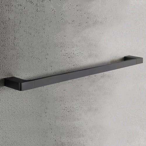 Towel Bar, 24 Inch, Matte Black Gedy PI21-60-14